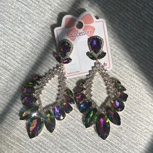 Multicolor Statement Earrings